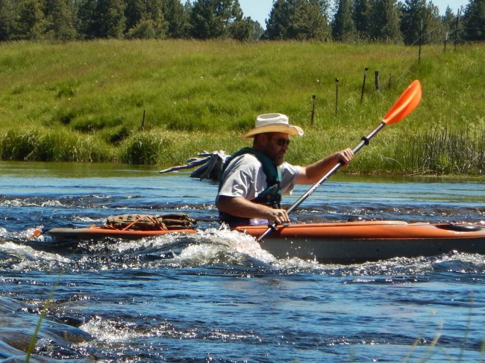 Troy Miller on the Williamson River